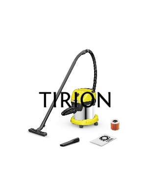 Строительный пылесос Karcher WD 3 S V-15/4/20 1000Вт (уборка: сухая) желтый