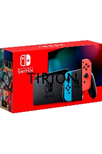 Игровая приставка Nintendo Switch OLED сине-красный