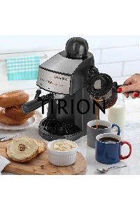 Кофеварка рожковая Endever Costa-1050 черный/стальной, исп. кофе - молотый, 0,2 л, 900 Вт, 5 бар