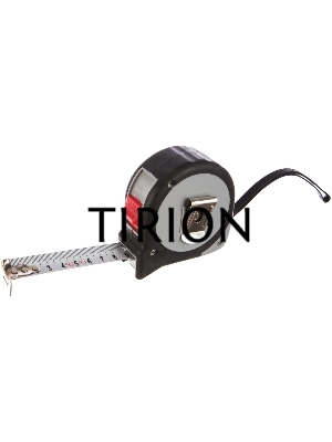 Рулетка MATRIX Continuous fixation, 7,5 м х 25 мм, обрезиненный корпус, плавная фиксация 31090