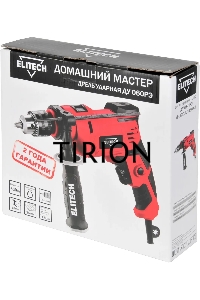 Дрель Elitech ДУ 060РЭ, 650 Вт, сетевая, ударная