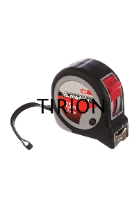 Рулетка MATRIX Continuous fixation, 7,5 м х 25 мм, обрезиненный корпус, плавная фиксация 31090