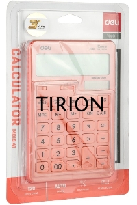 Калькулятор настольный Deli Touch EM01541 красный 12-разр.