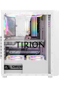 Компьютерный корпус Formula Mana белый без БП ATX 3x120mm 1xUSB2.0 1xUSB3.0 audio bott PSU