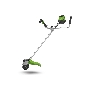 Триммер аккумуляторный Greenworks GD60BCB, 60V, 40 см, бесщеточный с велосипедной ручкой, без АКБ и ЗУ (2108407)