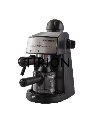 Кофеварка рожковая Endever Costa-1050 черный/стальной, исп. кофе - молотый, 0,2 л, 900 Вт, 5 бар