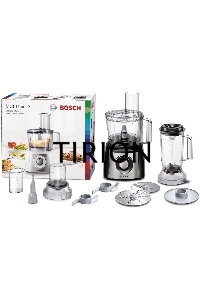 Кухонный комбайн Bosch MCM3501M 800 Вт, Скорости: 2, Блендер 1 л, Чаша 2.3 л, Цвет: черны/серебристый