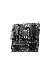 Материнская плата MSI PRO B650M-P, AM5, AMD B650, 4xDDR5, 4xSATA, 2xM.2, 1xPCI-E 4.0 x16, 2xPCI-E 4.0 x1, 1xHDMI, 1xDP, 1xVGA, 1x2.5Gb LAN, 2xUSB 3.2 Gen 1, 2xUSB 3.2 Gen 2, 3x3.5 мм, 7.1, Micro-ATX