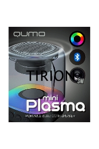 Акустическая система QUMO Plasma mini ВТ 0081 3 ВТ  объемное звучание  RGB