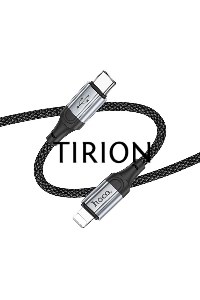 Кабель Hoco X102 Fresh iP USB Type-C (m)-Lightning (m) 1м черный коробка