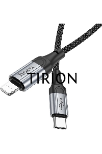 Кабель Hoco X102 Fresh iP USB Type-C (m)-Lightning (m) 1м черный коробка