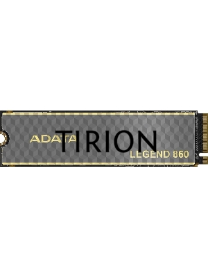 Накопитель SSD ADATA LEGEND 860, 500Gb, PCIe 4.0 x4, M.2 2280, NVMe, R/W 5000/3000, с радиатором