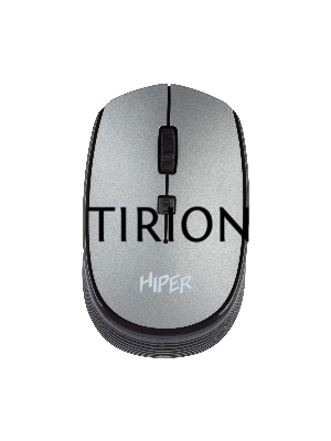 Мышь беспроводная HIPER HOMW-081 серый, 1600 dpi, радиоканал, USB, кнопки - 4
