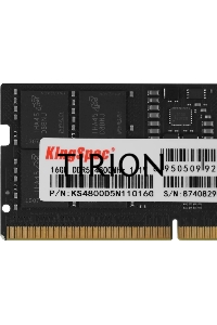 Оперативная память KingSpec, DDR5, 16GB (1x16GB), 4800MHz, CL40 SO-DIMM