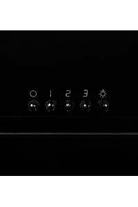 Вытяжка наклонная LEX MIRA G 600 BLACK черный, кнопочное управление