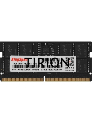 Оперативная память KingSpec, DDR5, 16GB (1x16GB), 4800MHz, CL40 SO-DIMM