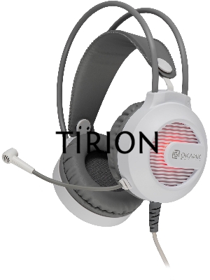 Наушники с микрофоном Оклик HS-L300G White белый 2.2м мониторные USB оголовье (1796952)