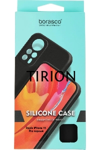 Чехол (клип-кейс) BoraSCO для Apple iPhone 15 Pro черный