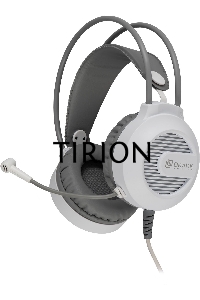 Наушники с микрофоном Оклик HS-L300G White белый 2.2м мониторные USB оголовье (1796952)