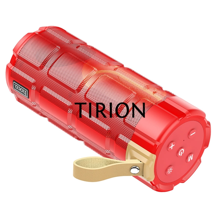 Портативная колонка HOCO HC7 красный LED подсветка