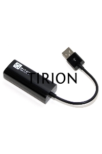 Адаптер USB Ethernet Кабель-адаптер USB2.0 -> RJ45 10/100 Мбит/с, 10см. 5bites UA2-45-02BK