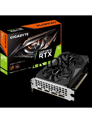Видеокарта Gigabyte NVIDIA GeForce RTX 3050 6Gb GV-N3050WF2OCV2-6GD PCI-E 4.0 96bit GDDR6 1470/14000 HDMIx2 DPx2 HDCP Ret