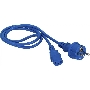 Шнур питания Lanmaster LAN-PP13/SH-10-BL C13-Schuko проводник.:3x0.75мм2 10м 220В 10А синий