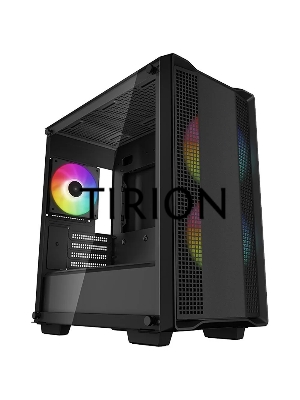Компьютерный корпус DeepCool CC360 ARGB (R-CC360-BKAPM3-G-1) (mATX, без БП, 2xUSB, с окном)