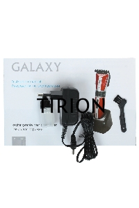 Набор для стрижки Galaxy GL 4151, красный, аккумуляторный,лезвия из японской нержавеющей стали, филировочный гребень, индикатор работы и заряда, время непрерывной работы 45 мин, эргономичный дизайн