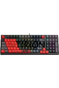 Клавиатура A4Tech Bloody S98 Sports Red BLMS Plus проводная USB красный/черный