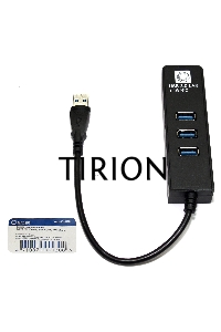 Адаптеры USB Ethernet 5bites Сетевой адаптер 5bites UA3-45-04BK 3*USB3.0 / RJ45 10/100/1000 Мбит/с