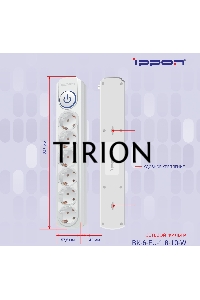 Сетевой фильтр Ippon BK-6-EU-1.8-10-W 1.8м (6 розеток) белый (коробка)