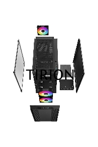 Компьютерный корпус DeepCool CC360 ARGB (R-CC360-BKAPM3-G-1) (mATX, без БП, 2xUSB, с окном)