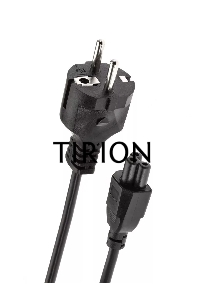 Кабель питания для ноутбуков 3m, 3-pin, с заземлением, 220V (Европейский стандарт) Telecom