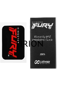 Оперативная память Kingston Fury Beast, DDR4, 64GB (4x16GB), 3600MHz, CL18, радиатор, чёрный