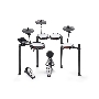 Электронная ударная установка Alesis NITRO MAX KIT NITROMAXKITXEUK: 3 пэда томов (8), двухзонный пэд малого барабана (10), пэд бочки с педалью, два пэда тарелок (10), пед хай-хэта (10), алюминиевая рама со стойками, модуль, кабели для подключения, а