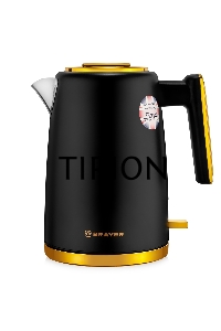 Чайник электрический BRAYER BR1017, 2200 Вт, 1,7 л, нерж.сталь, VNQ by STRIX, автоотключ