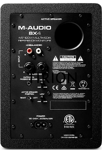 Мультимедийный монитор [BX4PAIRXEU] M-audio [BX4 (пара)] (активный+пассивный), 2-х полосные, 25 Вт, 69-22000 Гц, д4,5