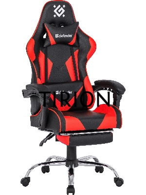 Кресло игровое Defender PILOT RED/BLACK