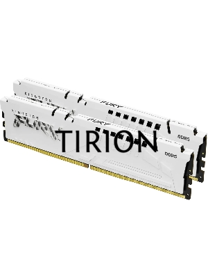 Оперативная память Kingston Fury Beast, DDR5, 64GB (2x32 GB), 6000 MHz, CL36, радиатор, белый