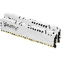 Оперативная память Kingston Fury Beast, DDR5, 64GB (2x32 GB), 6000 MHz, CL36, радиатор, белый