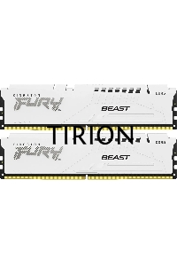 Оперативная память Kingston Fury Beast, DDR5, 64GB (2x32 GB), 6000 MHz, CL36, радиатор, белый