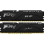 Оперативная память Kingston Fury Beast, DDR5, 64GB (2x32 GB), 6400 MHz, CL32, радиатор, чёрный
