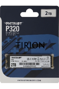 SSD накопитель Patriot P320 2ТБ, M.2 2280, NVMe, R/W 3000MB/2200MB/s