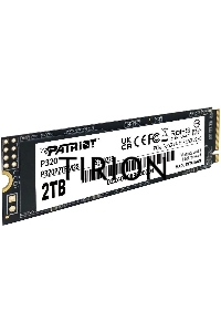 SSD накопитель Patriot P320 2ТБ, M.2 2280, NVMe, R/W 3000MB/2200MB/s
