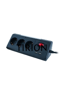 Удлинитель сетевой СТАРТ S 3x1 ZDV 2USB-- 12, 3 розетки, до 16А, 2xUSB, 1.5м, с заземлением, кнопка включения, функцией ночника, защитными шторками от детей, белый