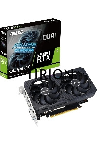 Видеокарта Asus NVIDIA GeForce RTX 3050 8192Mb DUAL-RTX3050-O8G-V2 PCI-E 4.0 128 GDDR6 1822/14000 HDMIx1 DPx3 HDCP Ret