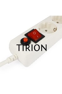 Сетевой фильтр Гарнизон 5р, 10А, 2xUSB, 1.8м, ур.защиты 4, белый, пакет