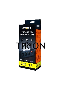Удлинитель сетевой СТАРТ S 3x1 ZDV 2USB-- 12, 3 розетки, до 16А, 2xUSB, 1.5м, с заземлением, кнопка включения, функцией ночника, защитными шторками от детей, белый
