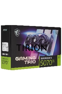 Видеокарта MSI RTX5070Ti GAMING TRIO OC 16GB GDDR7 256bit 3xDP HDMI 3FAN RTL